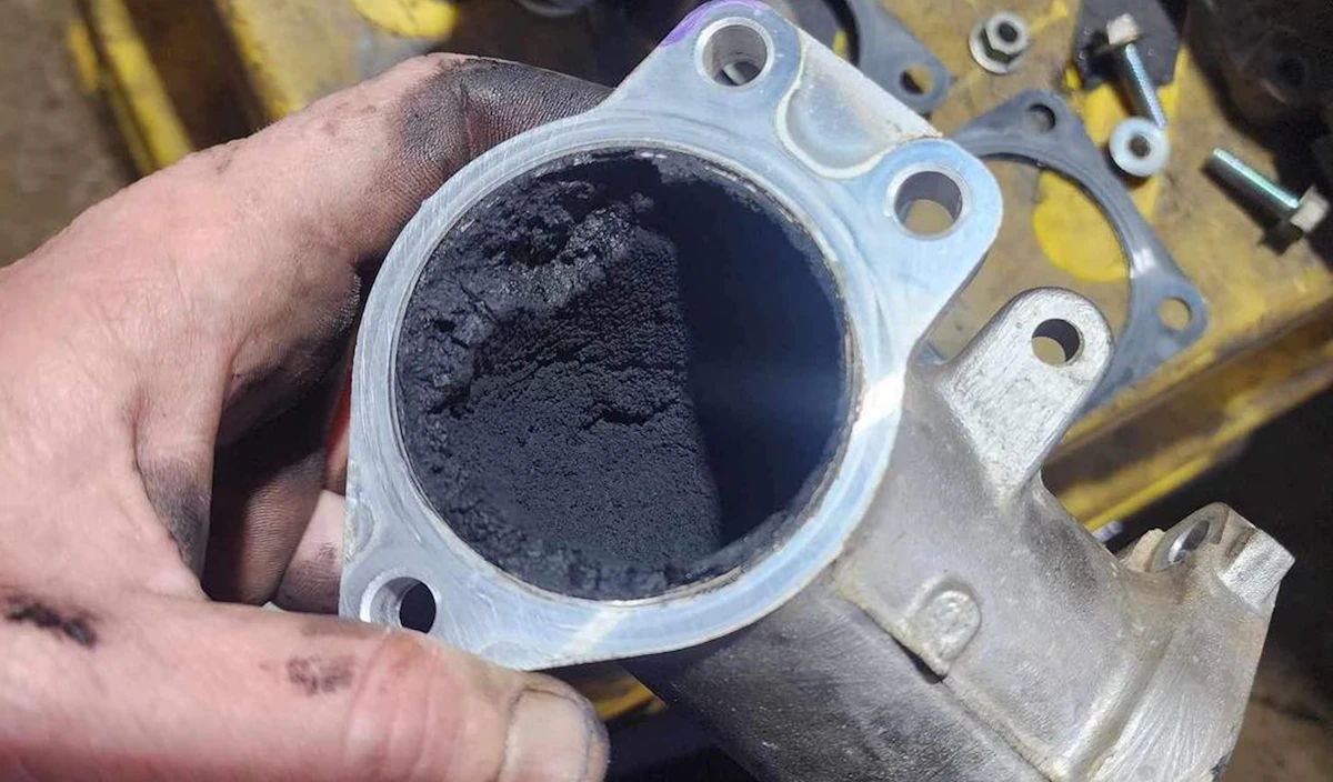 Diesel Intake Manifold Clean Before